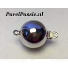 Groot zilveren bolslot 12mm 925 voor parelketting parelsnoer y