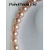 Roze parelsnoer zoetwaterparels grote ronde 12mm - 13mm knopen als optie y