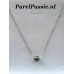 Zwarte parel zilveren ketting Tahiti zoutwaterparel 10mm  collier 50cm man vrouw   y