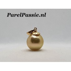 Gouden hanger voor grotere parel parelschotel van 7mm 14k 585 y. Gouden hanger voor grotere parel parelschotel van 7mm 14k 585 y.