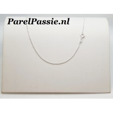 Zilveren gourmet ketting 45 cm 1.2mm , 925 gratis verzenden NL