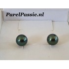 Tahiti oorbellen oorknoppen zoutwater oorstekers ca. 8mm zilver 925 y