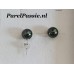 Tahiti oorbellen oorknoppen zoutwater oorstekers ca. 8mm zilver 925 ,,