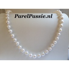 Akoya zoutwaterparel ketting collier iets barok 8mm 46cm koopje..