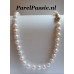 Akoya zoutwaterparel ketting collier iets barok 8mm 46cm koopje..