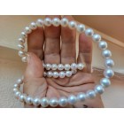 Witte zoetwaterparels met prachtige glans luster 8mm voor parelketting van max. 44 cm  y..