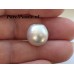Zeer grote Zuidzee parel zoutwater 14,3mm x 14,4mm met gouden hanger y0