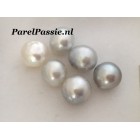 Zuidzee parels 4 stuks lotje barok 9 -10mm zoutwater cultive luster y0