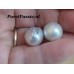 Zuidzeeparel Australische wit iets platinum barok rond 12mm - 13mm zoutwater 2 st Paar y0