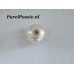 Zuidzee parel zoutwater zeer grote 14,5mm zoutwater half geboord  y-