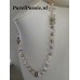Collier met roze tint zoetwater parels kwarts facet geslepen met groot slot zilver 45cm op maat service y- Collier met roze tint zoetwater parels kwarts facet geslepen met groot slot zilver 45cm op maat service y-