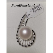 Zeer grote 14mm zoetwaterparel aan zilveren hanger 925 rhodium 3,5cm y+ Zeer grote 14mm zoetwaterparel aan zilveren hanger 925 rhodium 3,5cm y+