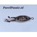 Witgouden slot met parel 4mm schitterend voor parelketting  parelsnoer y.