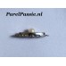 Witgouden slot met parel 4mm schitterend voor parelketting  parelsnoer y.